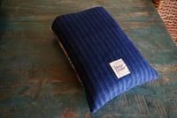 Image 5 of Handmade Fabric Patchwork Book Sleeve – Handwoven Vintage Cotton, Book Pouch 