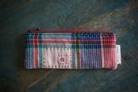 Image 2 of Slow Stitching Slim Pencil Case Zipper Pencil Bag Zipper Glasses Case