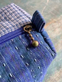 Image 4 of Handmade Fabric Boxed Pencil Pouch, Large Pencil Case, Art Supplies Zipper Pouch