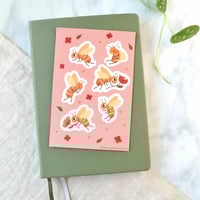 Image 1 of Cute Bees Sticker Sheet