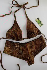 Image 2 of ♲ Goldenrod Bikini Set - L Top / M Bottom