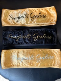 Image 3 of Custom Satin Hair Wraps 