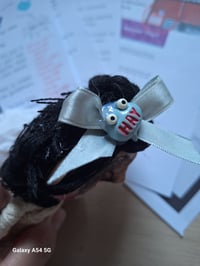 Image 8 of Custom made Doll Making Kit. Mini Me Button eyed wire posable doll.  DIY Doll Kit.