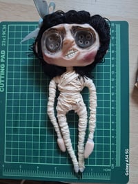 Image 11 of Custom made Doll Making Kit. Mini Me Button eyed wire posable doll.  DIY Doll Kit.