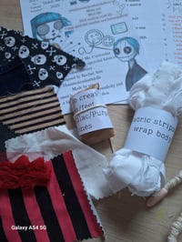 Image 2 of Doll making craft kit. easy sew custom doll. Wire armature art doll. Craft making doll kit or gift.