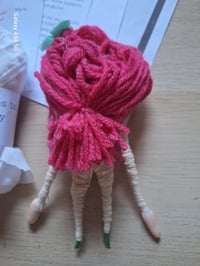 Image 6 of Button eyed Coraline doll making craft kit. Doll sewing craft kit. DIY custom hand made doll kit
