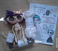 Image 2 of Easy sew rag doll craft making kit. Doll making kit for adult or children. Complete Doll Kit