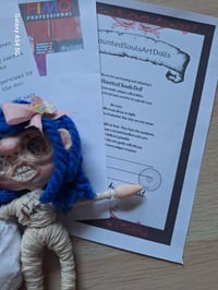 Image 3 of Doll making kit. Rag doll making kit. Doll making unique whimsical fun craft kit DIY doll making.