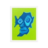 Image 1 of "Head" Framed poster