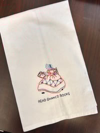 Image 1 of Sunbonnet Sue Kitchen Towel: Read Banned Books