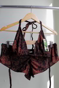 Image 2 of ♲ A Rose At Midnight Bikini Set - M/L