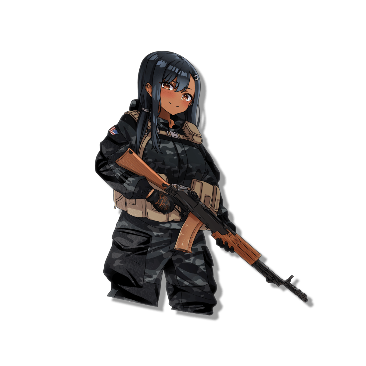 Image of Tactical Nagatoro Sticker