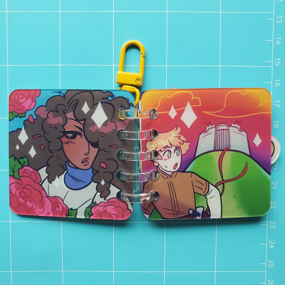 Image of Jester Knight Comic Book Charm
