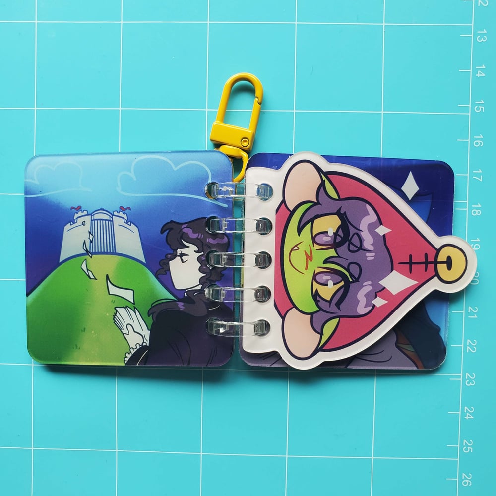 Image of Jester Knight Comic Book Charm