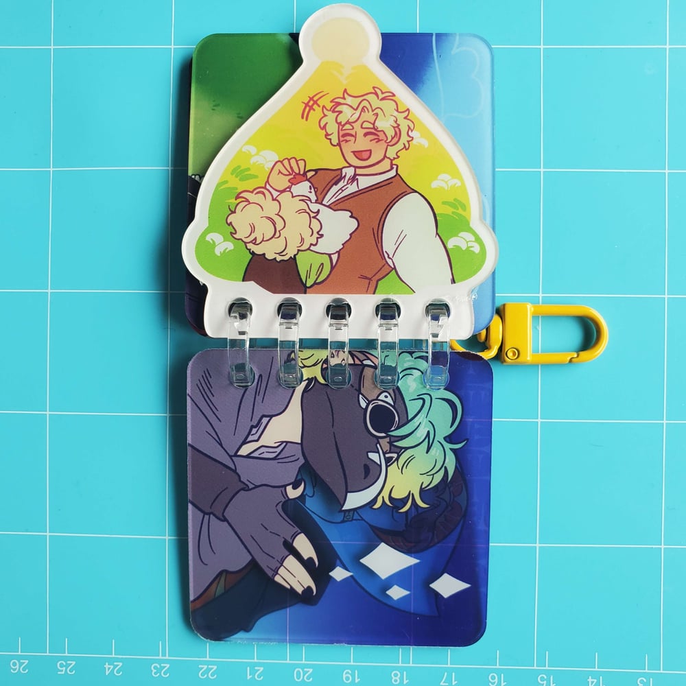 Image of Jester Knight Comic Book Charm