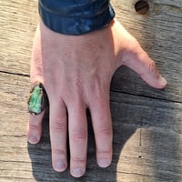 Image 5 of Jade Buddha Figure Ring, c. 1920s