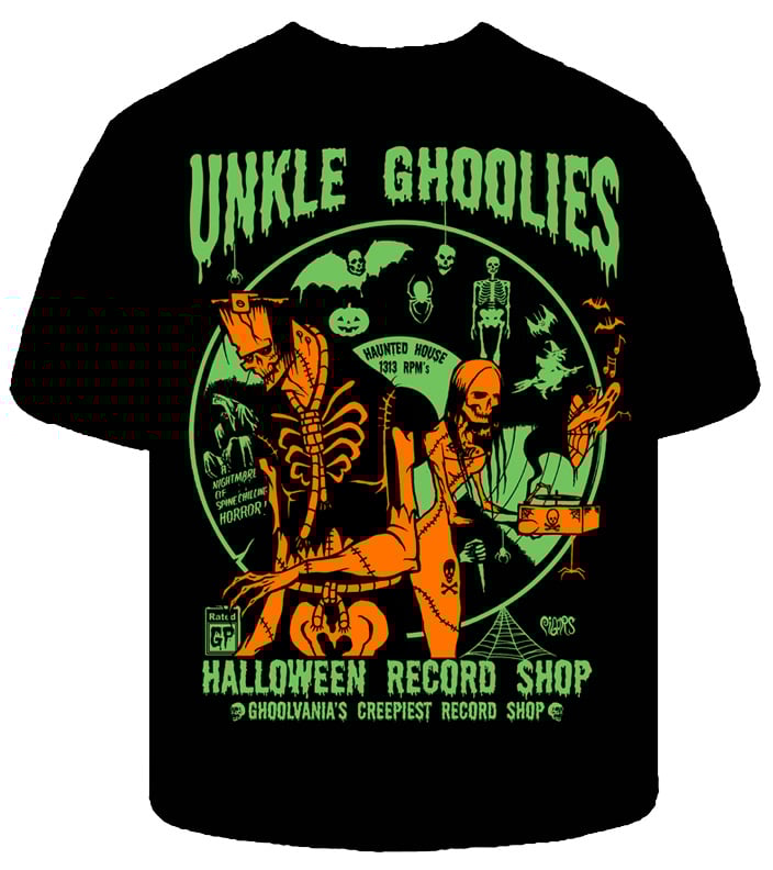Image of  UNKLE GHOOLIES Mens shirt- few leftovers 