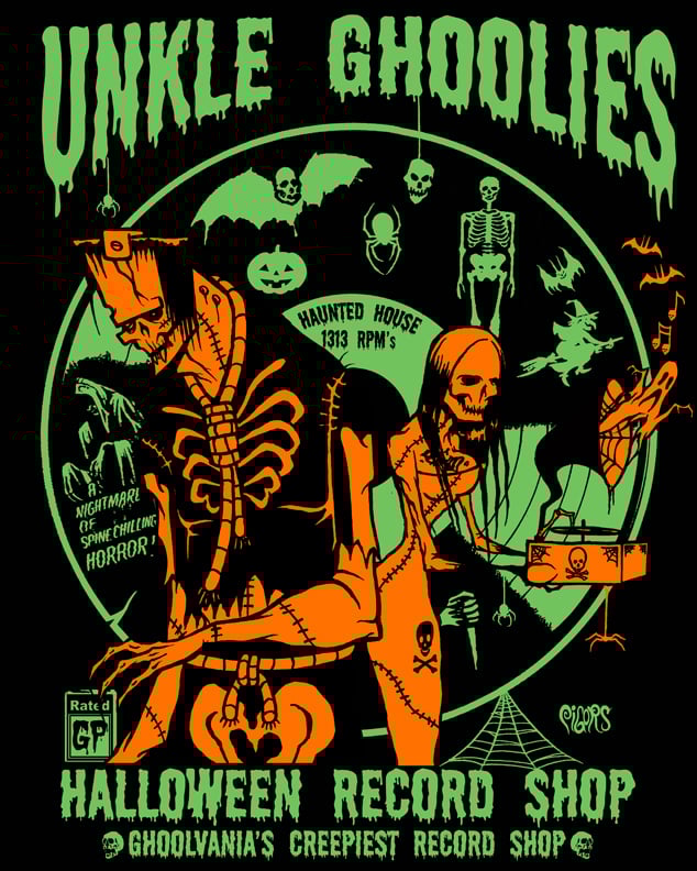 Image of  UNKLE GHOOLIES Mens shirt- few leftovers 