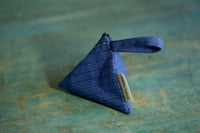 Image 4 of Handmade Fabric Triangular Small Zipper Pouch