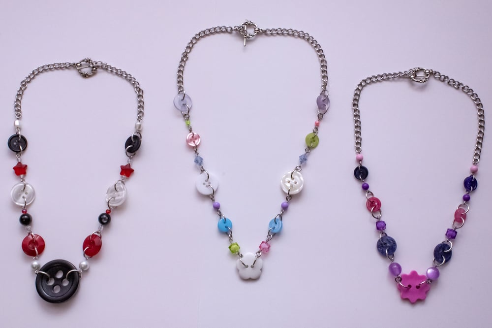 Image of Button Necklaces