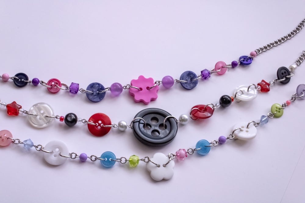 Image of Button Necklaces