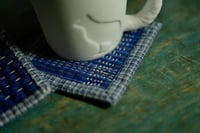 Image 2 of Pair of Handmade Fabric Coasters
