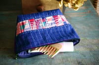 Image 2 of Handmade Fabric Patchwork Makeup Bag – Vintage Cotton, Zipper Pouch