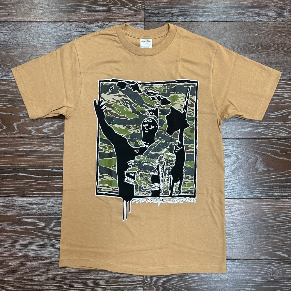 Image of Huna Kam Beige Men's T-shirt