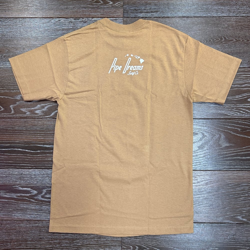 Image of Huna Kam Beige Men's T-shirt