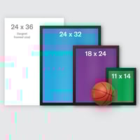 Image 4 of Los Angeles Lakers Players Print