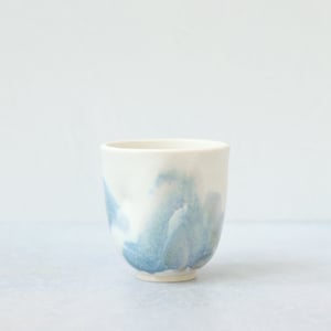 Image of Abstract Watercolor Dimple Yunomi