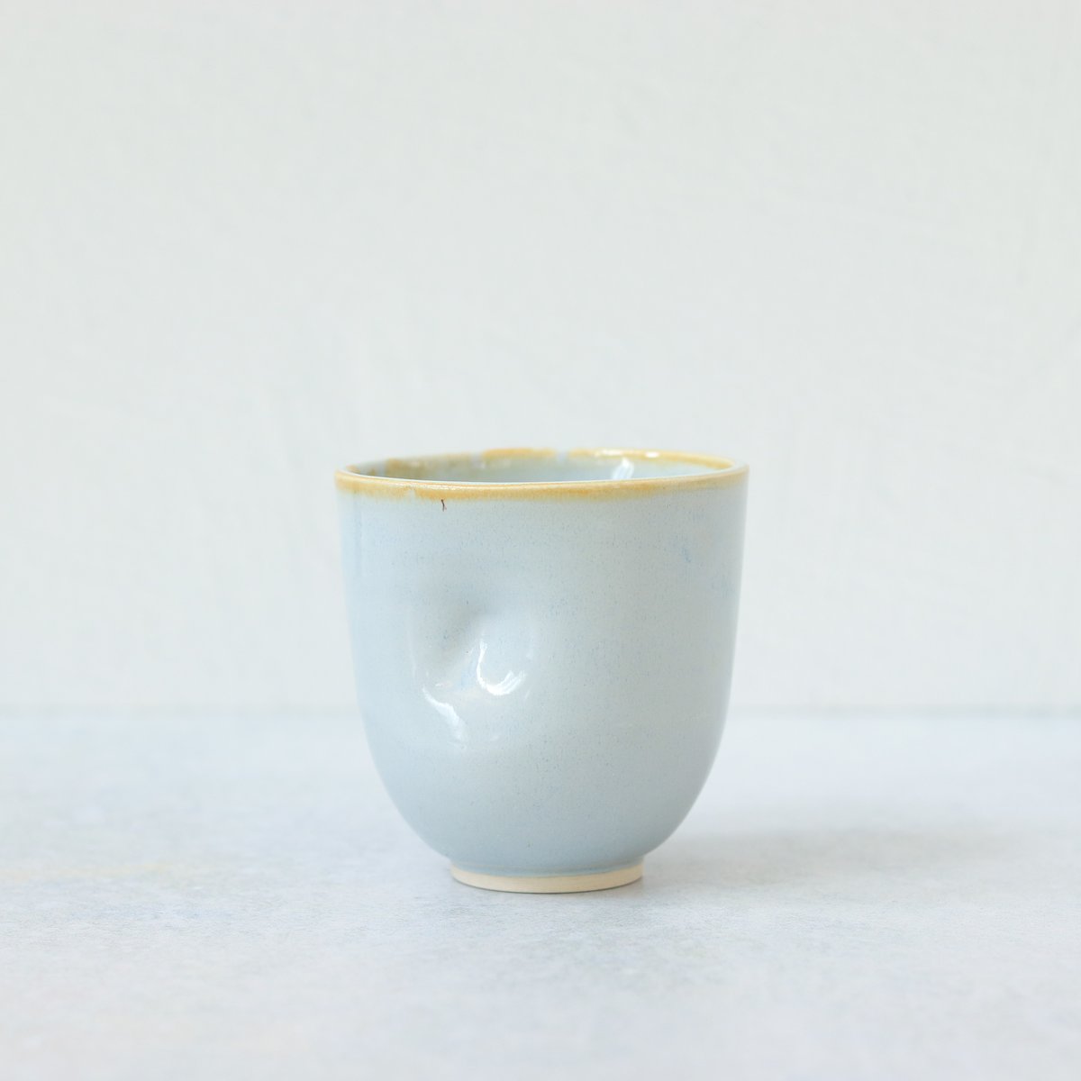 Image of Light Blue Dimple Yunomi