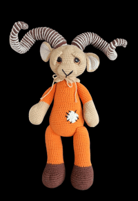 Scarecrow themed baphomet goat 43cm 