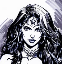 Image 2 of WONDER WOMAN   9" x 12"  Pin-Up 