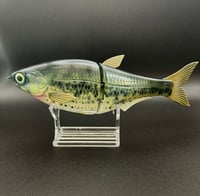Image 1 of Hinko Shad Jr. ~ Large Mouth Bass ~ Custom Painted Swimbait ~ Slick Baits