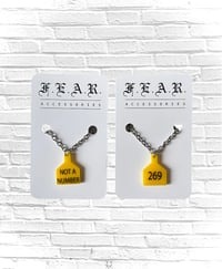 Image 2 of TAG NECKLACE - THIN STAINLESS STEEL 