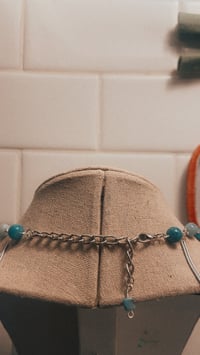 Image 3 of Bluebottle Butterfly Necklace 