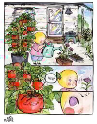Image 4 of Fishtown - Issue No. 1 Lemon Baby Meets a Dog - 5.5x8.5" Comic Book