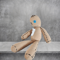 Image 1 of Ragdoll with issues 40cm by black feather crochet