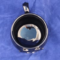 Image 4 of Seconds Discount Silly Kitty Mug - Curious Black Cat - not dishwasher safe