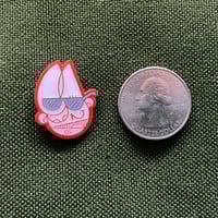 Image 2 of Ape Shit (red) - enamel pin