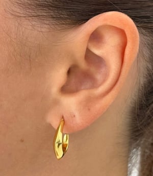 Image of Abstract Croissant Gold