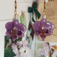 Image 2 of Pendientes orquídeas 🌸