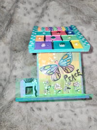 Image 2 of Handpainted Decorative Birdhouse 