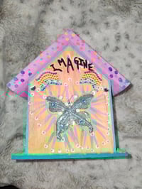 Image 5 of Handpainted Decorative Birdhouse 