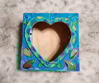 Image 1 of Handmade Decorated and Painted Key West Themed Picture Frame Clasped Box