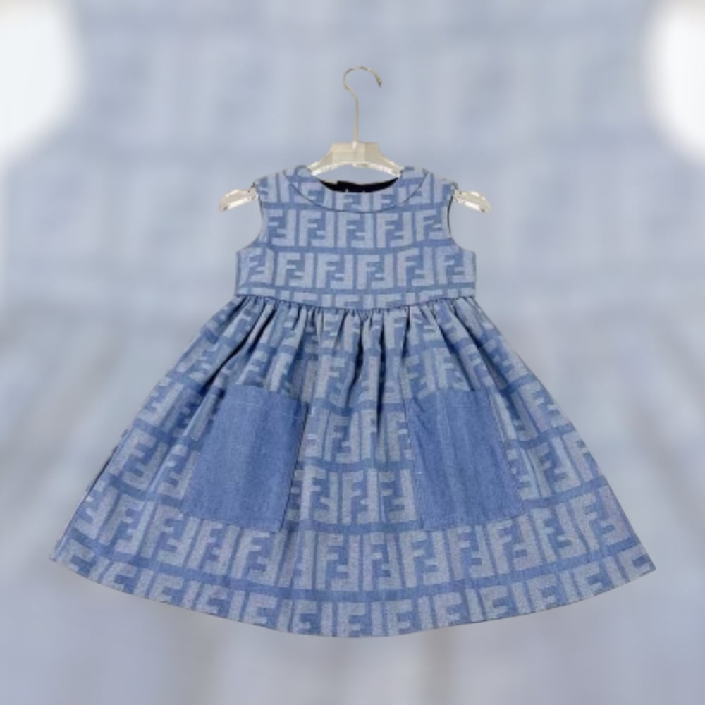 Image of FF Denim Dress