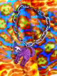 Image 3 of Purple Squeak Kittie Chain