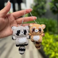 Raccoon Keychain  ‧₊˚🍃༉‧🐾₊˚.