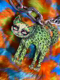 Image 2 of Green Squeak Kittie Chain
